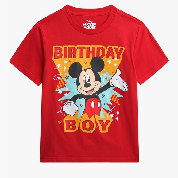 Disney Other - Disney Birthday Boy Shirt - Mickey Mouse